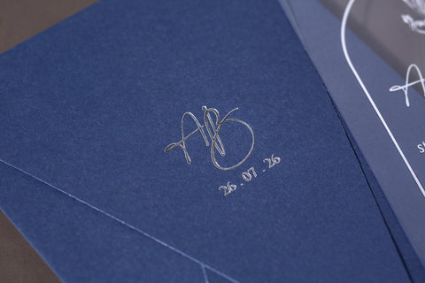Code: 7079 - Transparente Hochzeitseinladung