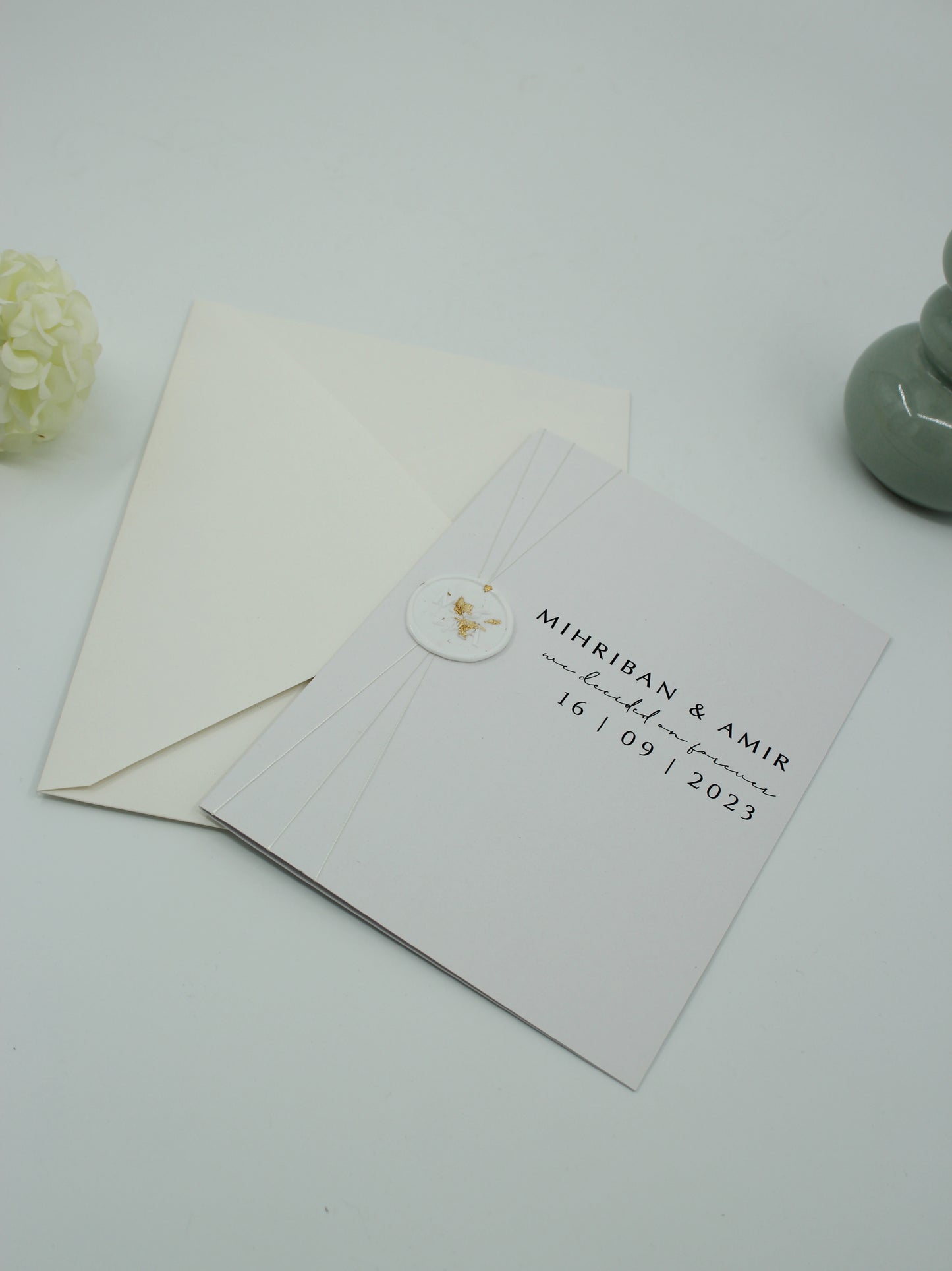 Code: 5016 - Handgemachte Hochzeitseinladung