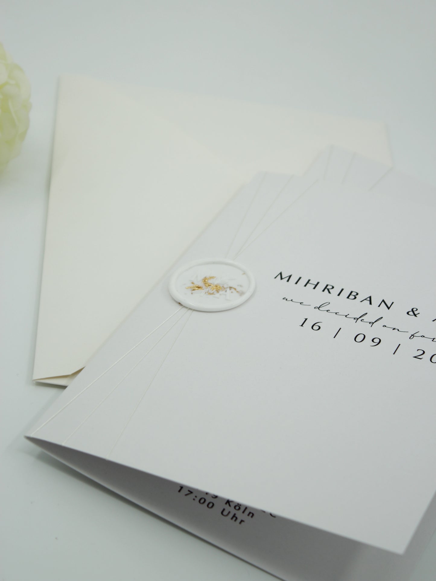 Code: 5016 - Handgemachte Hochzeitseinladung