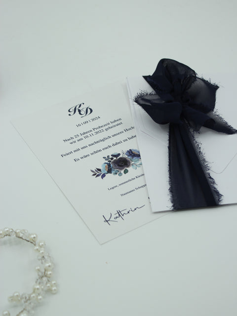 Code: 5011 - Handgemachte Hochzeitseinladung