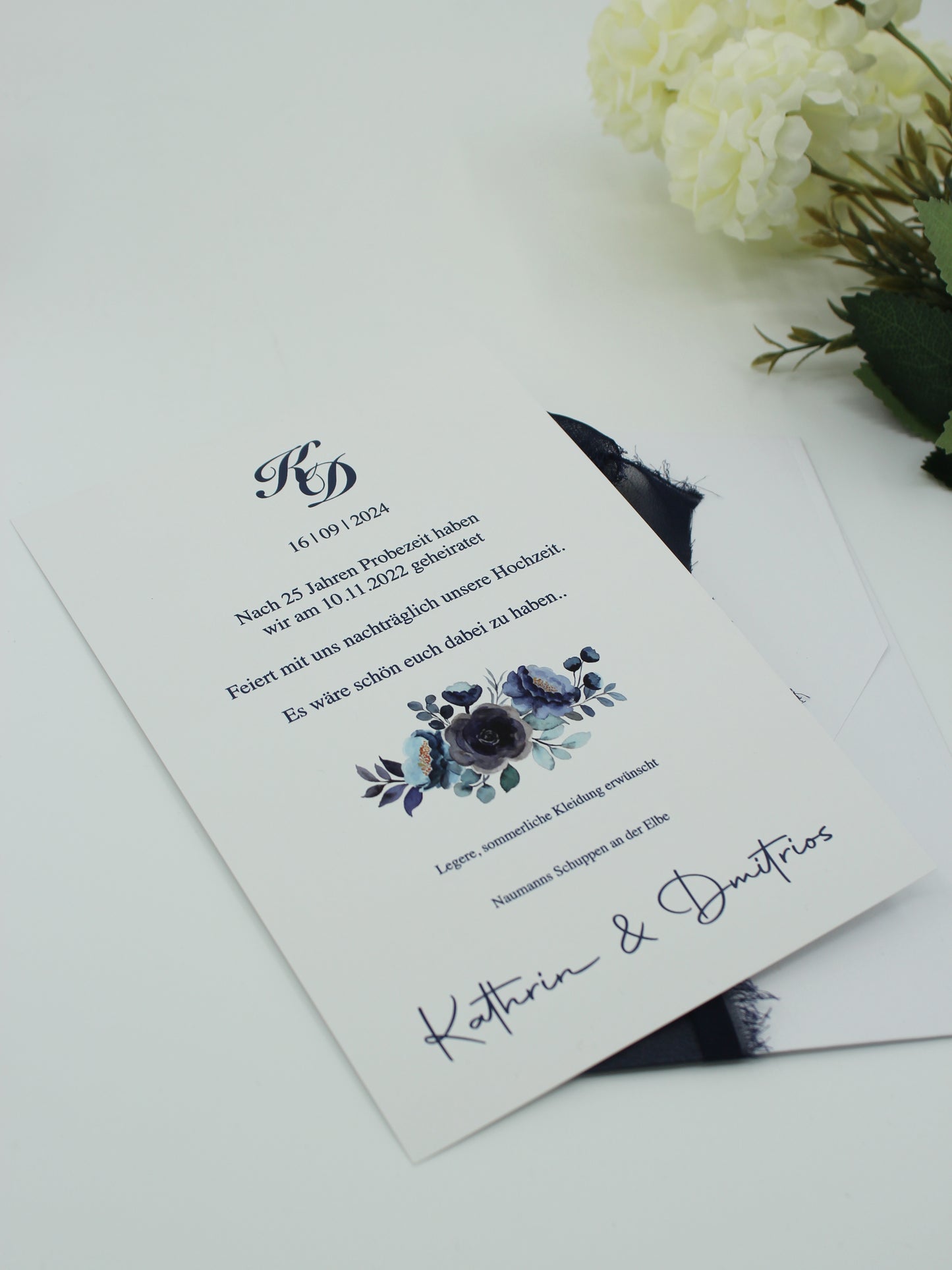 Code: 5011 - Handgemachte Hochzeitseinladung