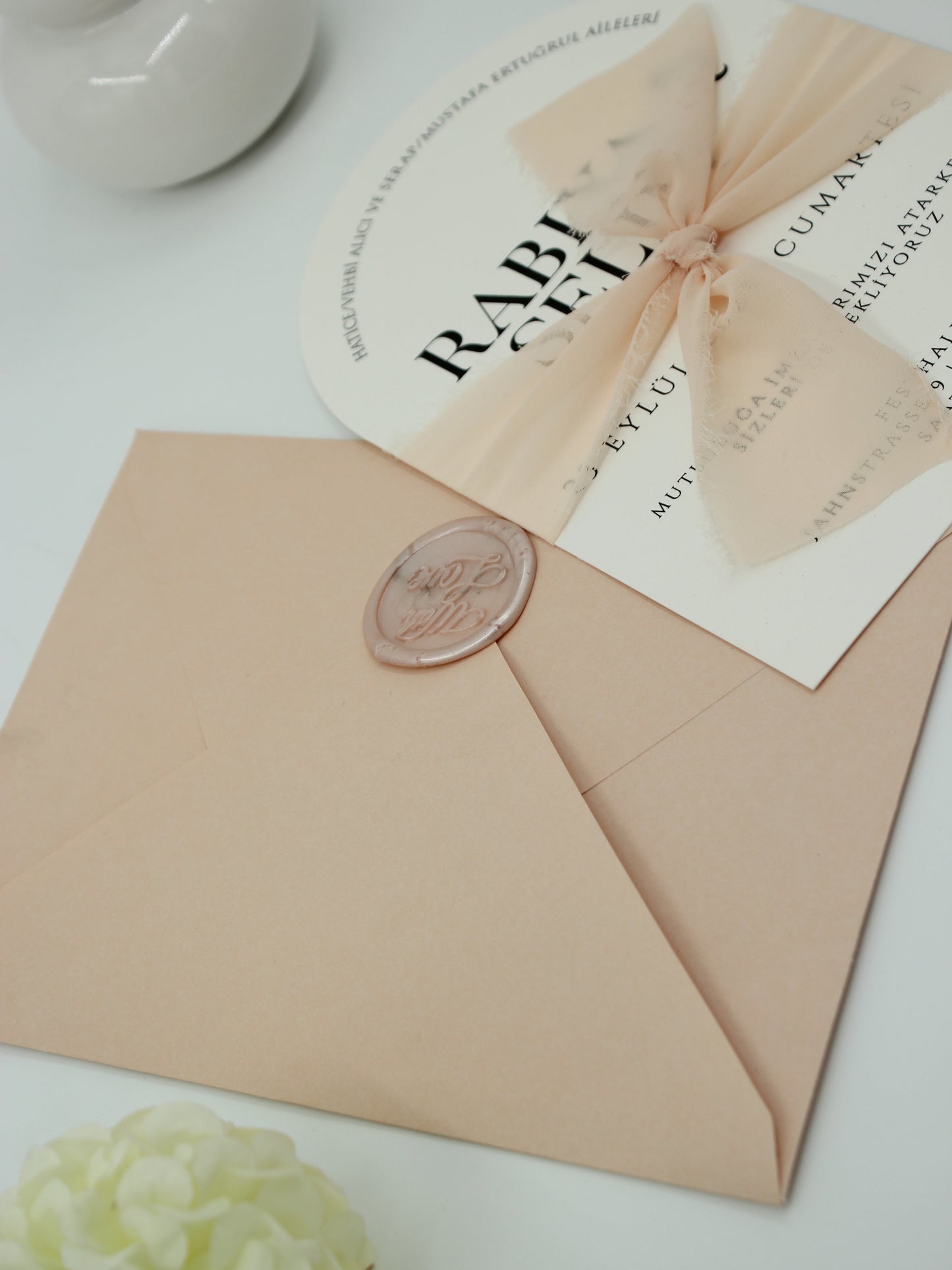 Code: 5001 - Handgemachte Hochzeitseinladung