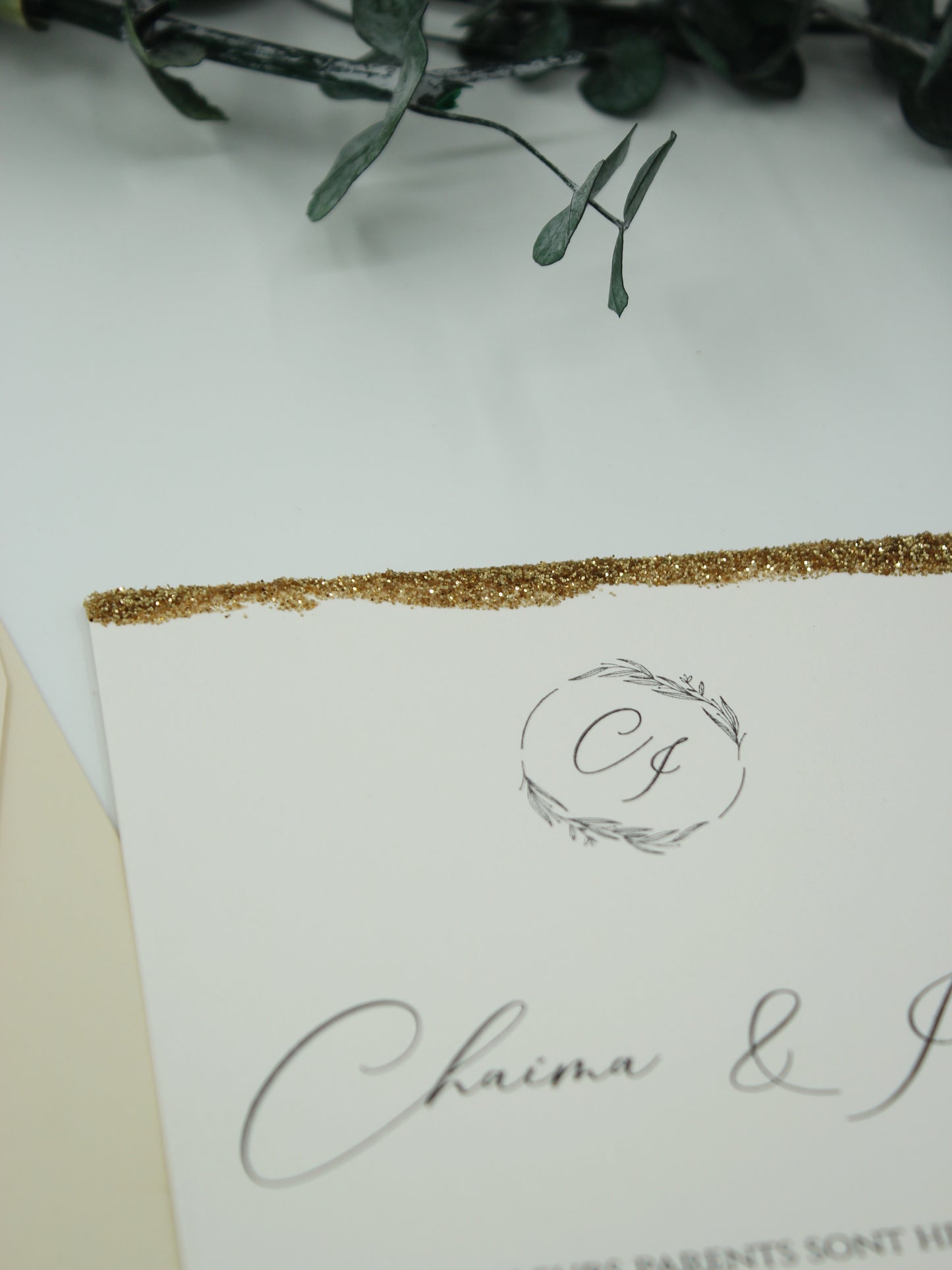 Code: 5013 - Handgemachte Hochzeitseinladung