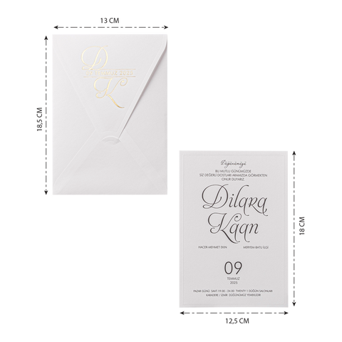 Code: 10369 - Faire-part de mariage haut de gamme
