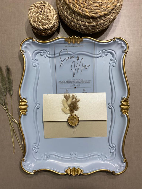 Code: 1025 - Handgemachte Hochzeitseinladung - Einladung Store
