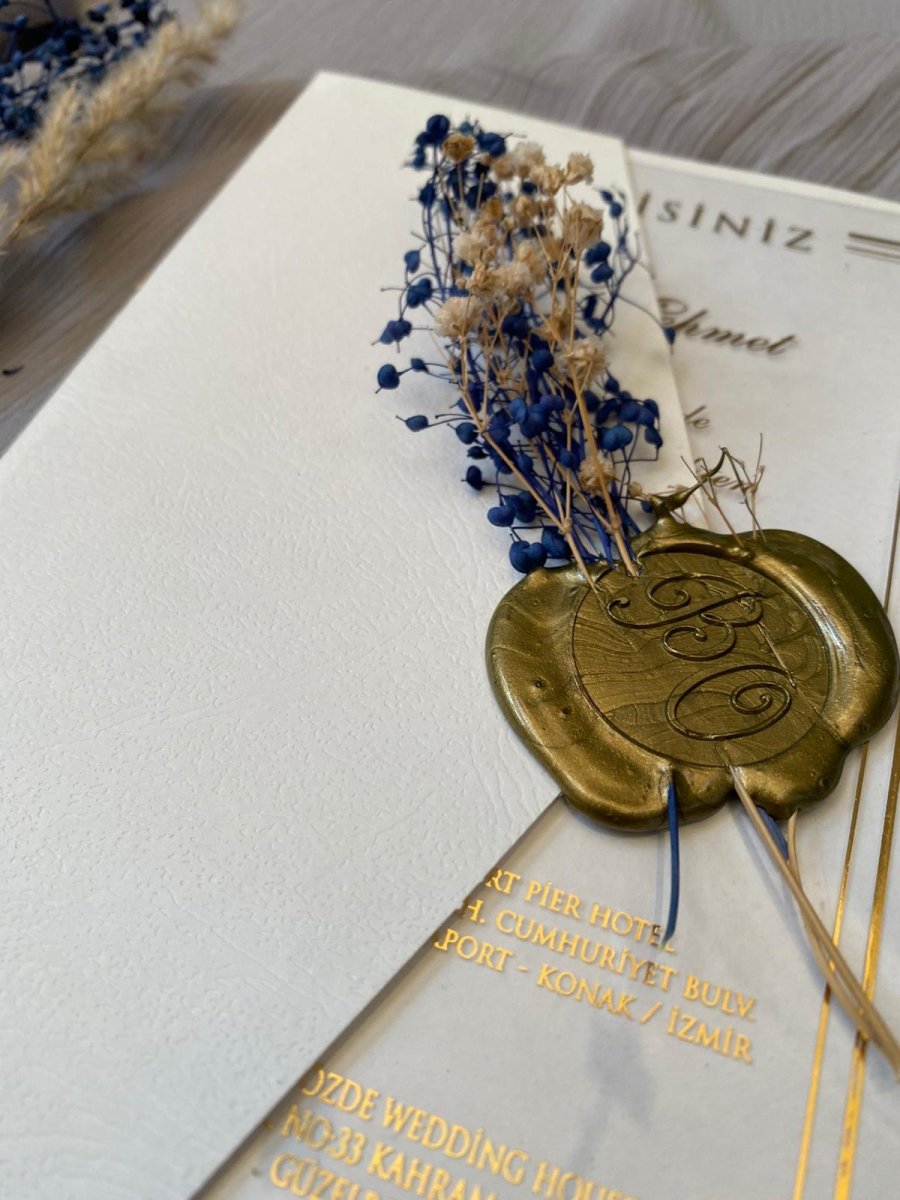 Code: 6101 - Handgemachte Hochzeitseinladung - Einladung Store
