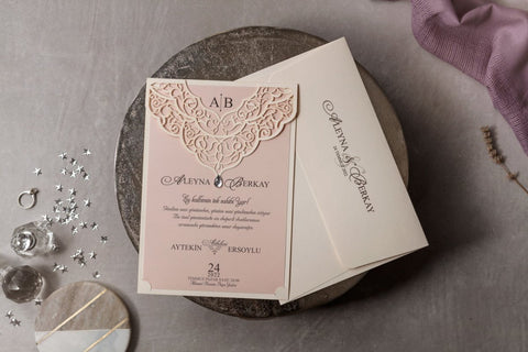 Code: IK8377 - Hochzeitseinladung - Einladung Store