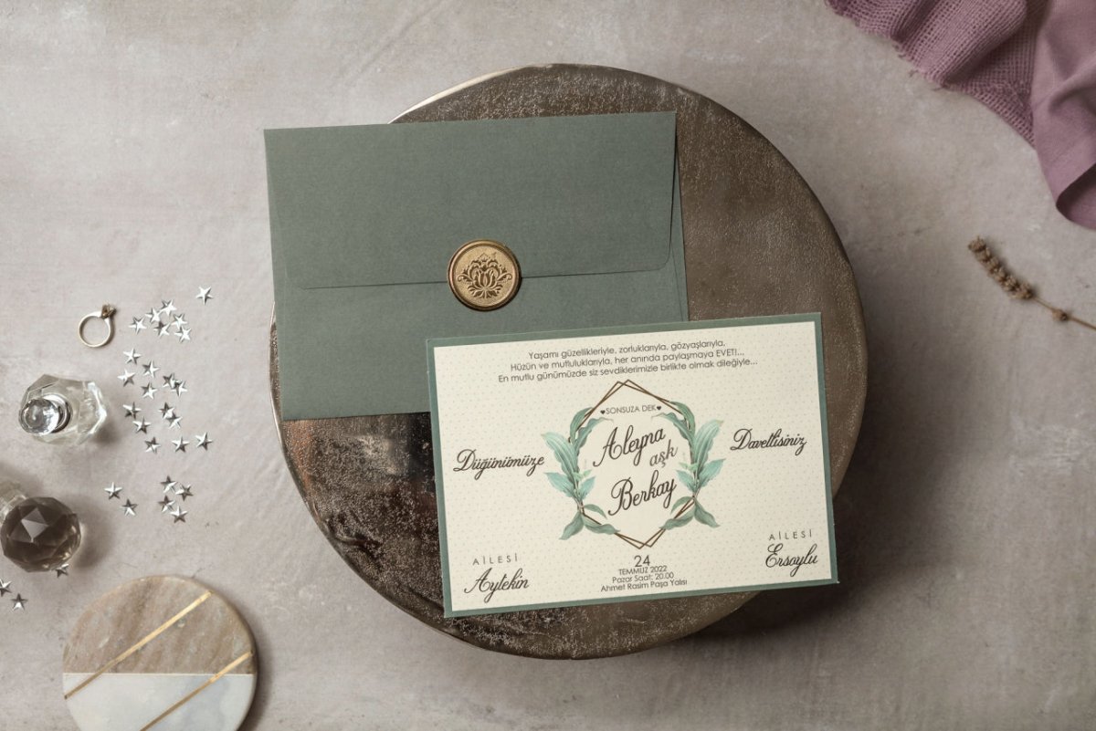 Code: IK8381 - Hochzeitseinladung - Einladung Store