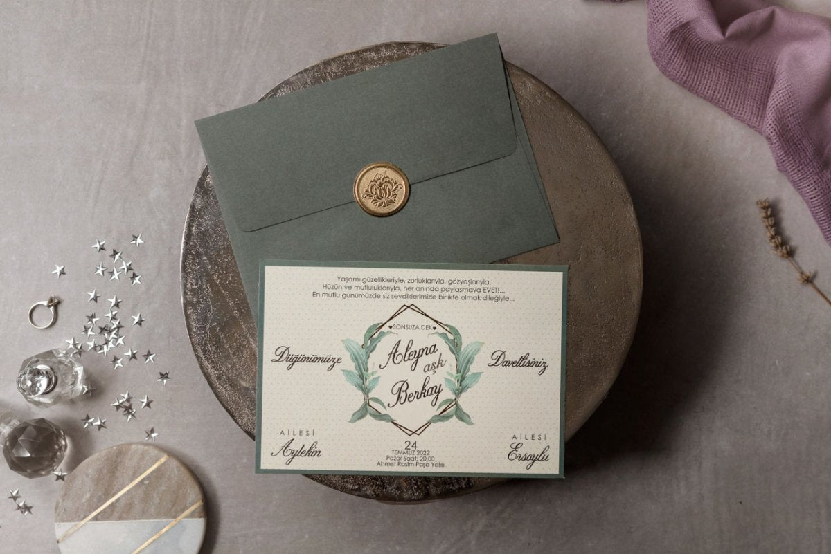 Code: IK8381 - Hochzeitseinladung - Einladung Store