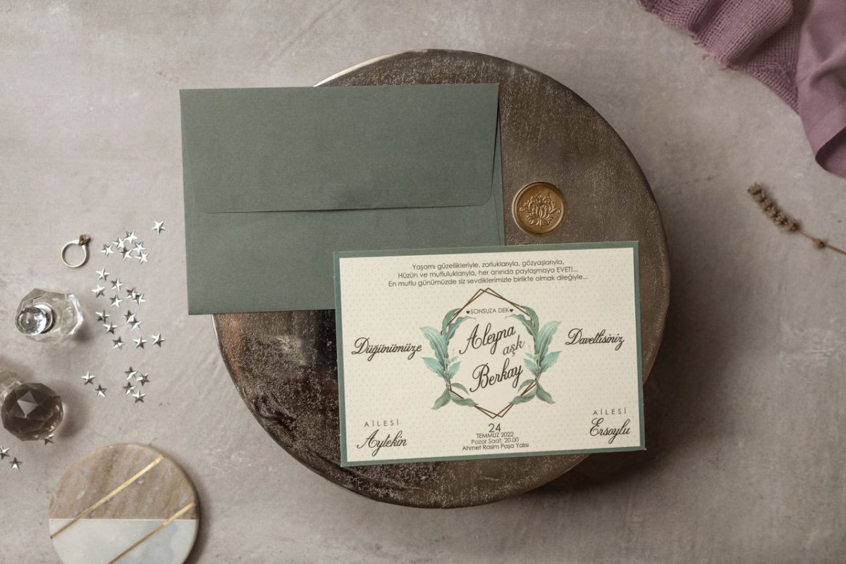 Code: IK8381 - Hochzeitseinladung - Einladung Store