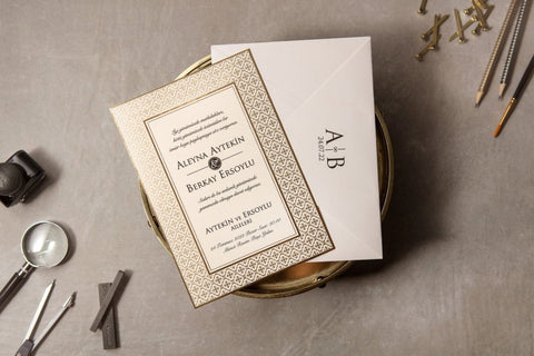 Code: IK8434 - Hochzeitseinladung - Einladung Store