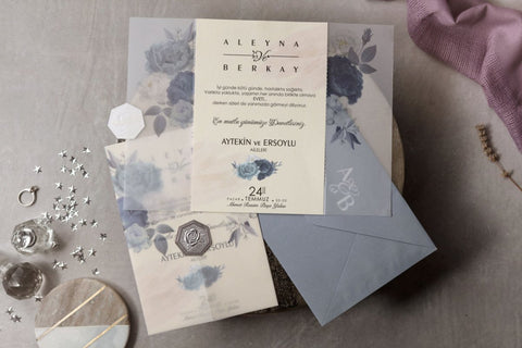 Code: IK8438 - Hochzeitseinladung - Einladung Store