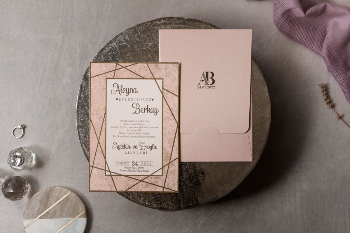 Code: IK8441 - Hochzeitseinladung - Einladung Store