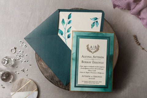 Code: IK8443 - Hochzeitseinladung - Einladung Store