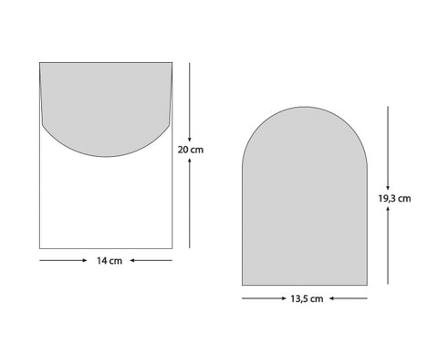 Code: 9365 - Transparente Hochzeitseinladung (Mit Siegel)