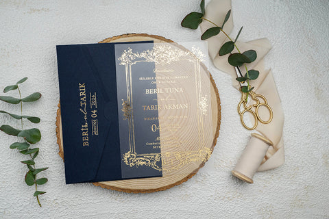 Code: 9367 - Transparente Hochzeitseinladung