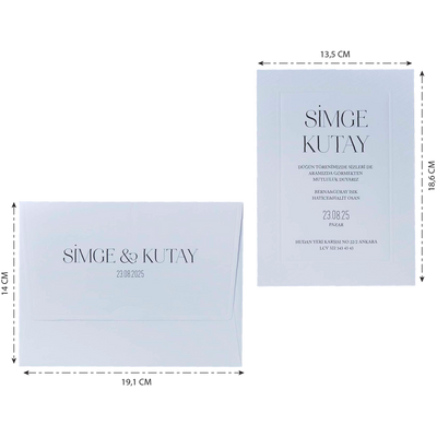 Code: E9118 - Wedding Invitation