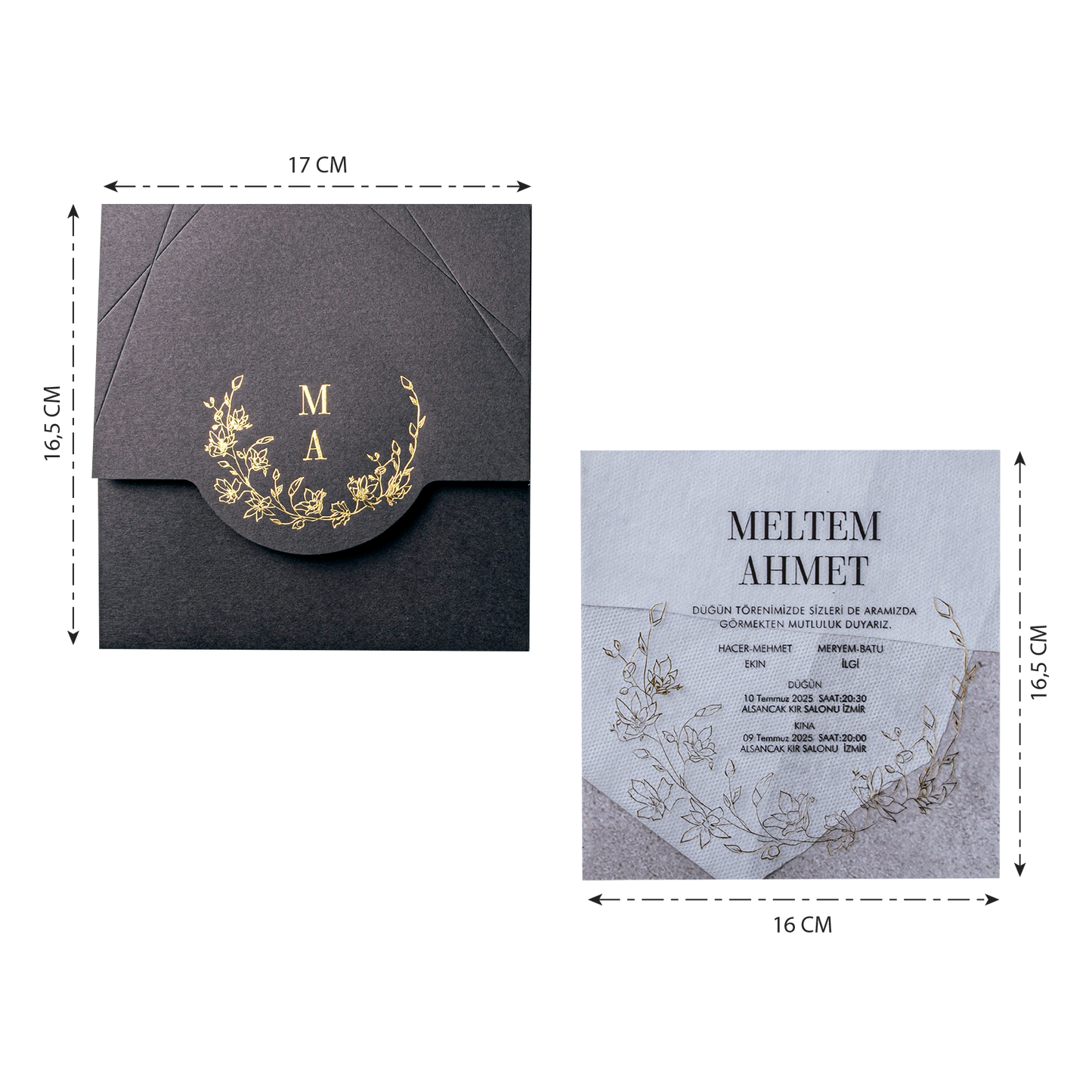 Code: E9245 - Transparent Wedding Invitation
