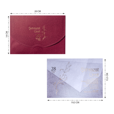 Code: E9211 - Transparent Wedding Invitation
