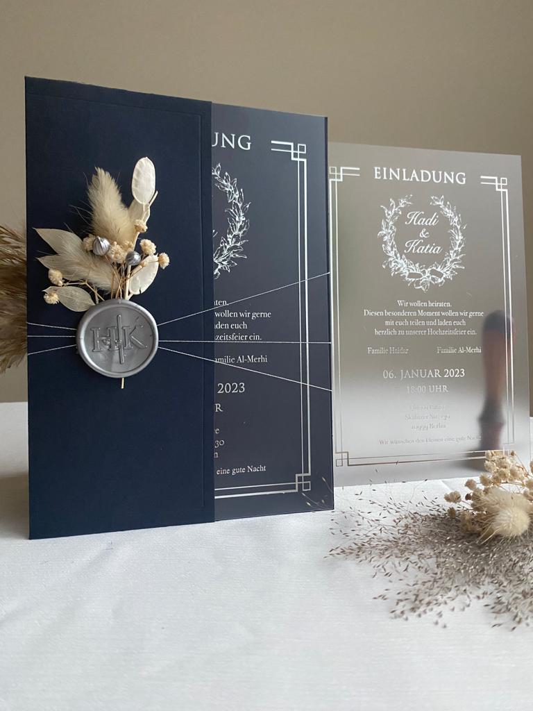 Code: 4007 - Handmade Wedding Invitation