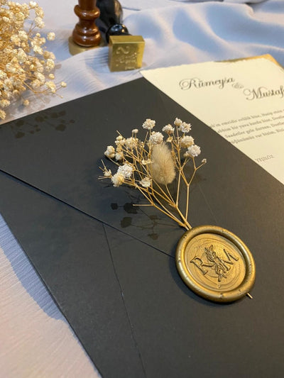 Code: 1014 - Handgemachte Hochzeitseinladung - Einladung Store