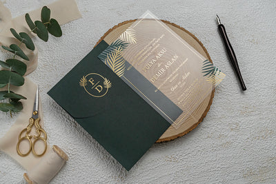 Code: 9258 - Transparente Hochzeitseinladung